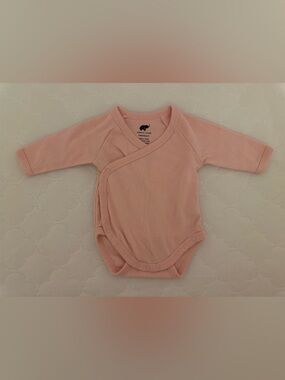 Monica + Andy Soft Pink Newborn Wrap Bodysuit NwoT